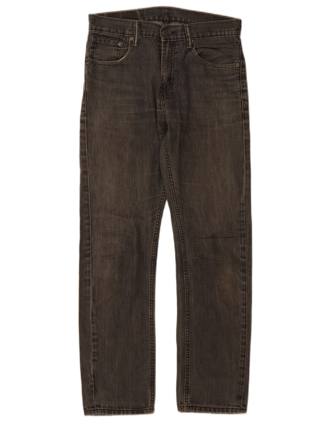 Levi's Herre 513 Straight Jeans W30 L30 Grå Bomuld