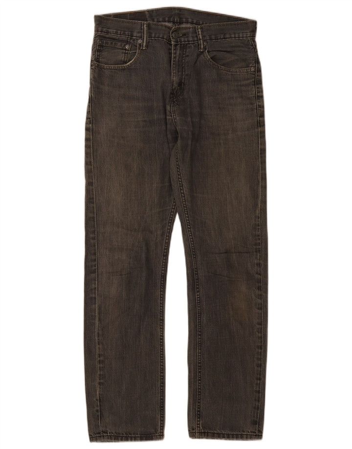Levi's Herre 513 Straight Jeans W30 L30 Grå Bomuld