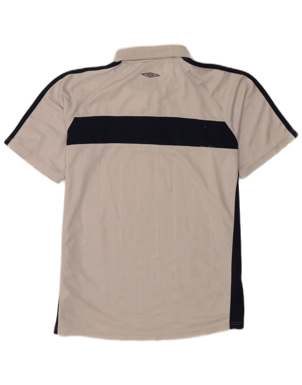 Umbro Herre Polo Shirt Medium White Colourblock