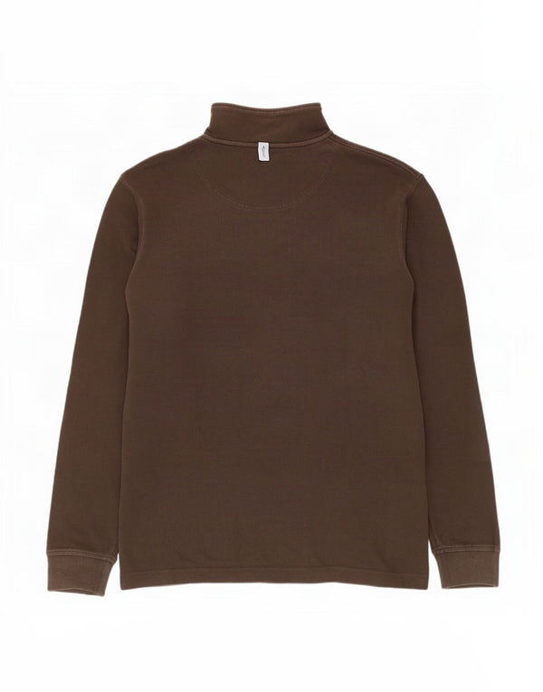 Timberland Herre lynlåshals Regular Fit Sweatshirt Jumper 2XL brun bomuld