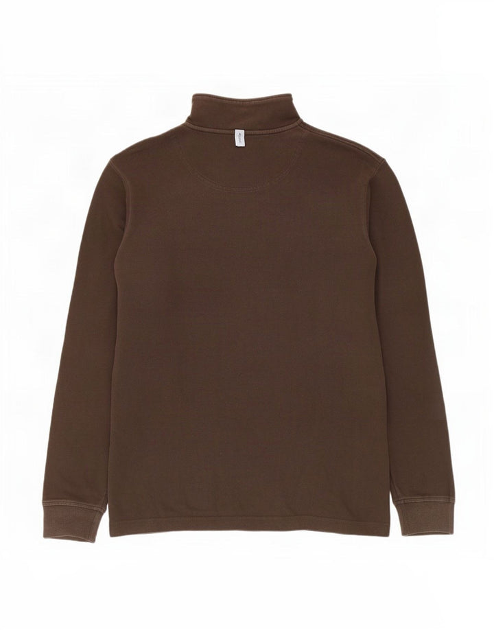 Timberland Herre lynlåshals Regular Fit Sweatshirt Jumper 2XL brun bomuld