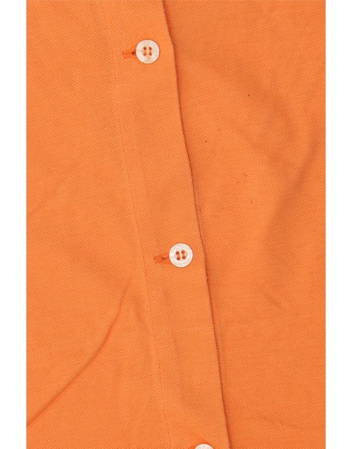 SERGIO TACCHINI Kortærmet skjortebluse til kvinder UK 14 Medium Orange