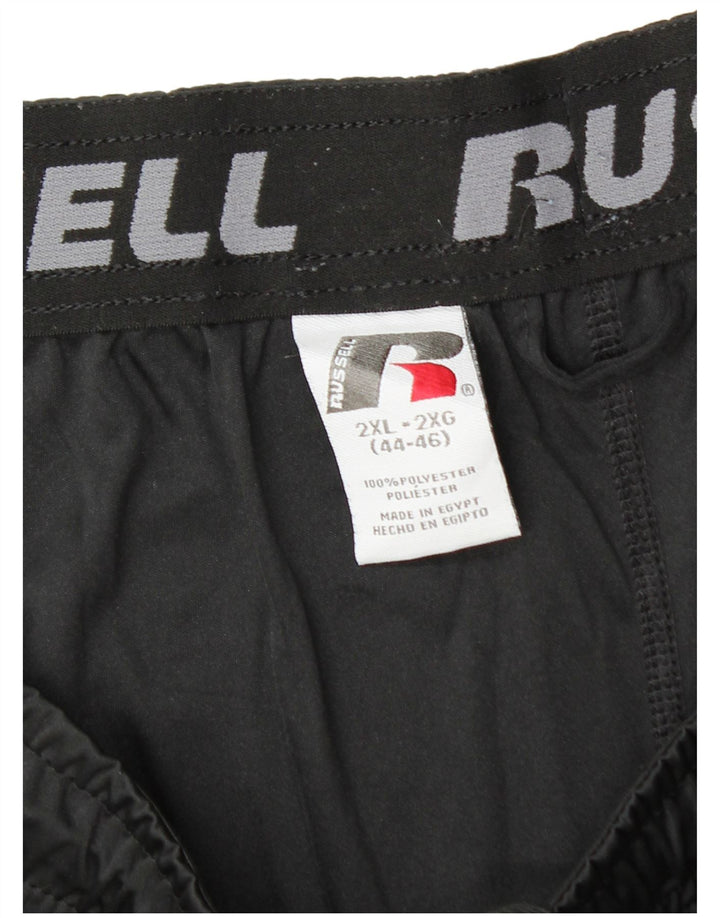 RUSSELL ATHLETIC Herre Dri-Power sportsshorts 2XL sort polyester