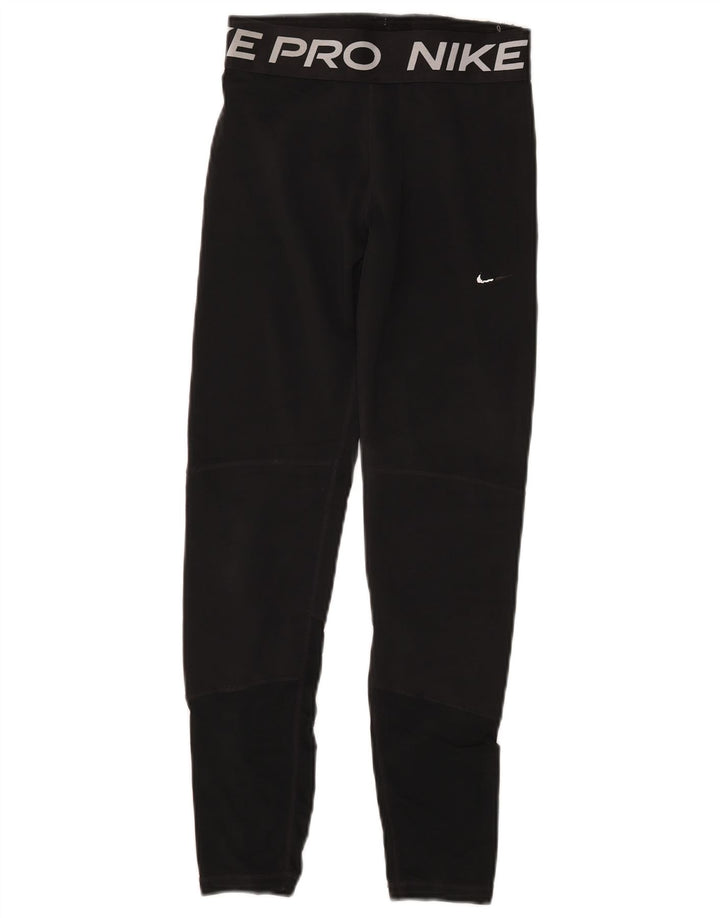 Nike piger grafiske leggings 13-14 år sort polyester