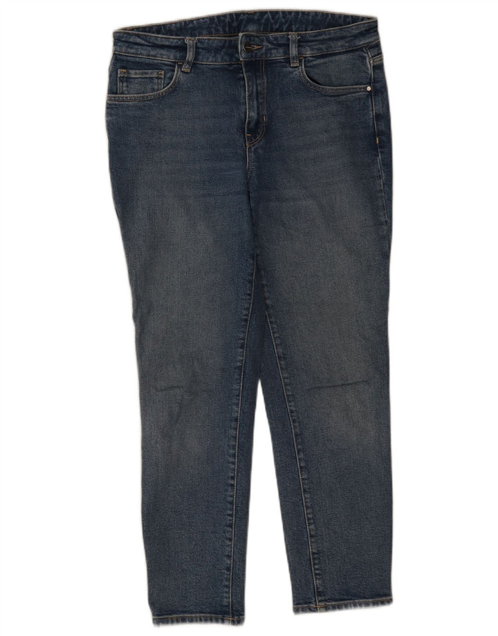 Massimo Dutti Dame Slim Jeans EU 38 Small W28 L26 Blå Bomuld