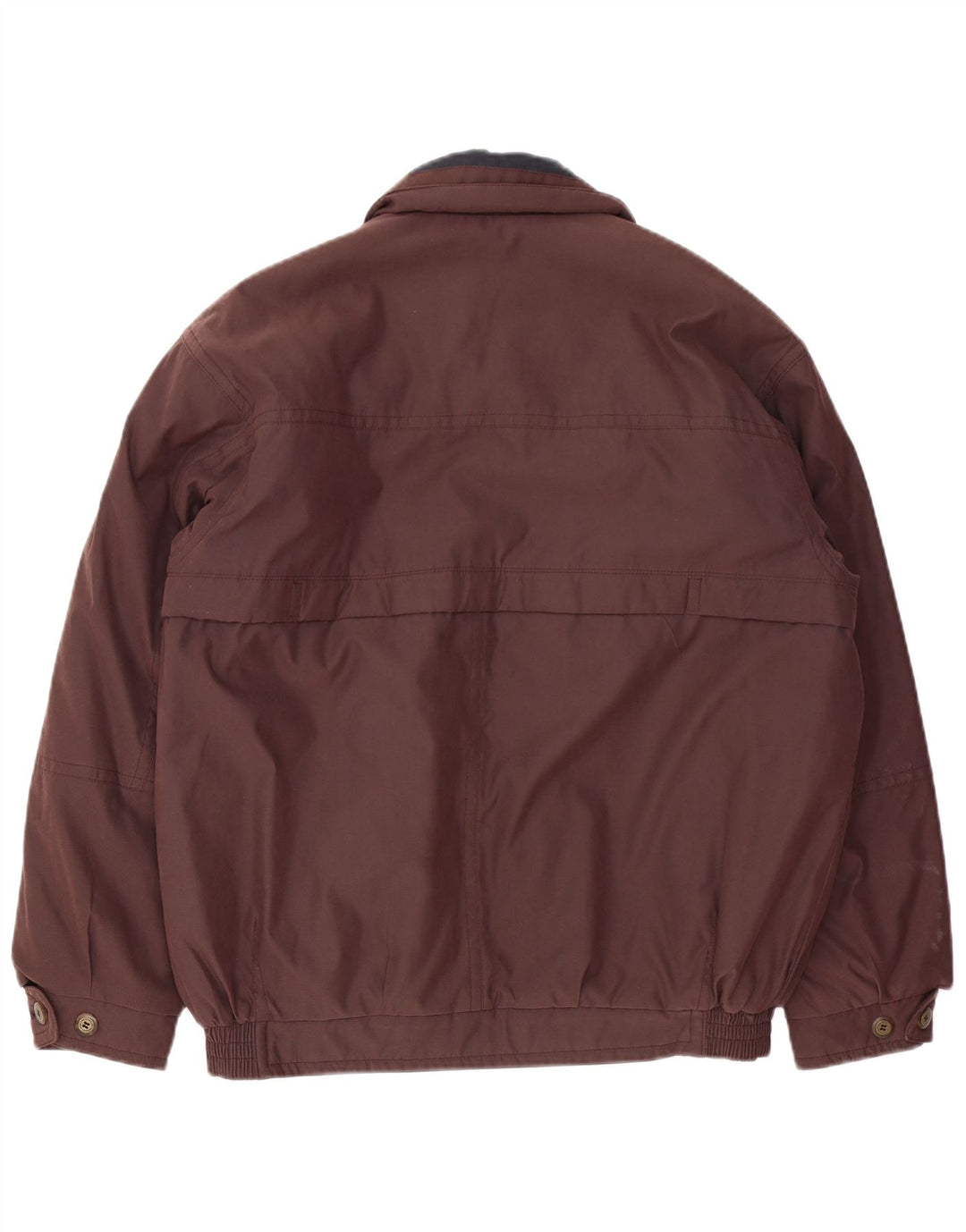 Nick Taylor Herre Bomber Polstret Jakke IT 50 Stor Brun Polyester