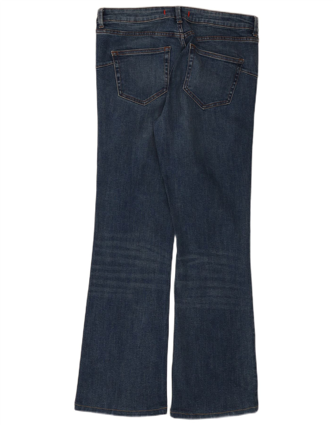 Zara Dame Bootcut Jeans EU 42 Large W32 L29 Blå Bomuld