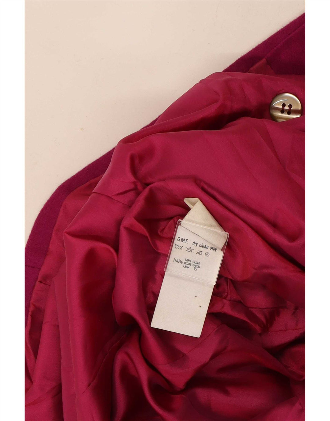 Accento By Marzotto Dame Dobbeltradet Blazer Jacket UK 16 Large Pink