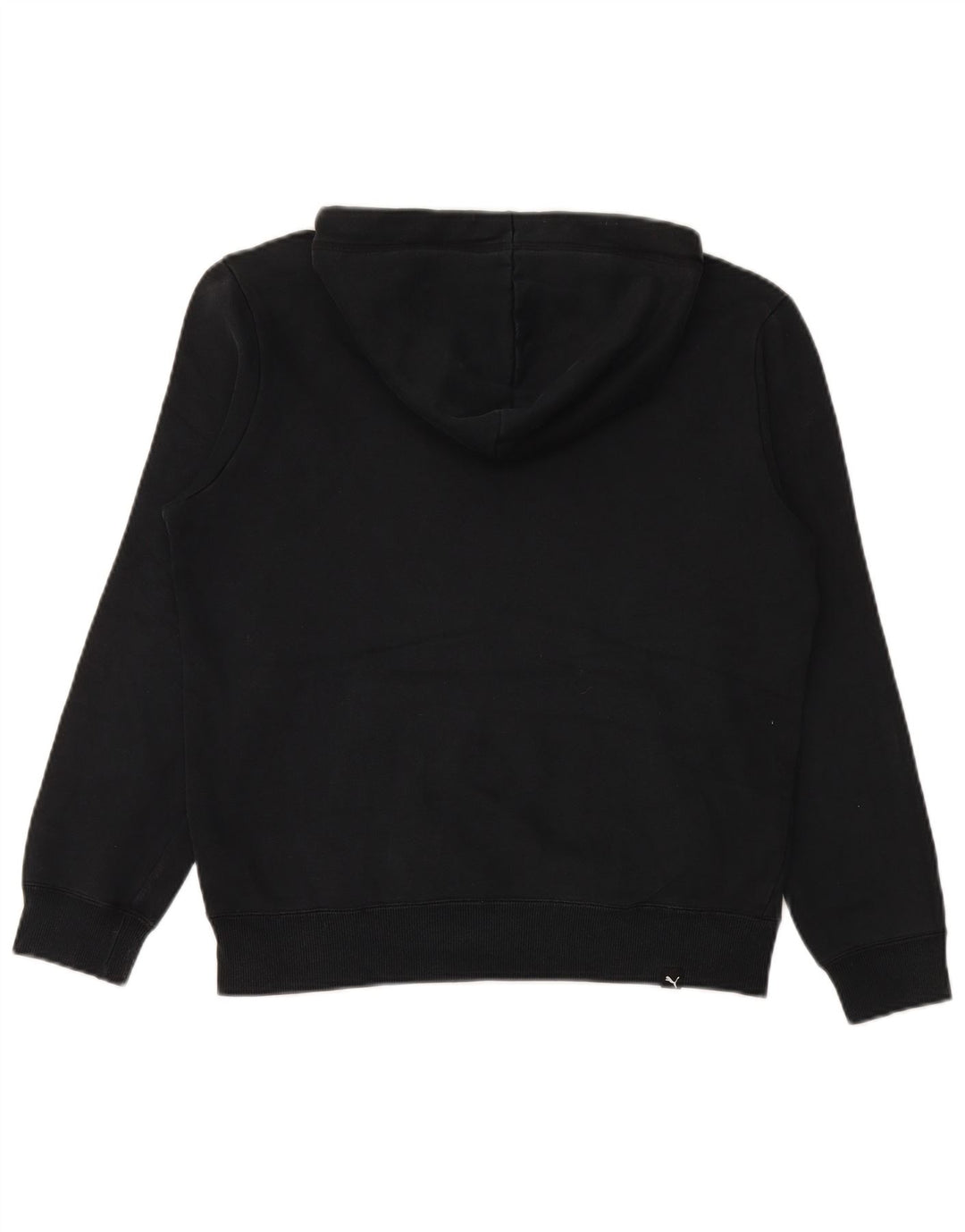 PUMA Grafisk hættetrøje til mænd, lille sort bomuld