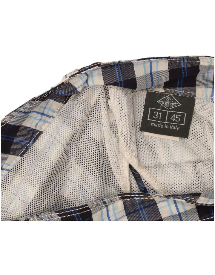 Roy Rogers Herre Casual Shorts W31 Medium Navy Blue Ternet polyester