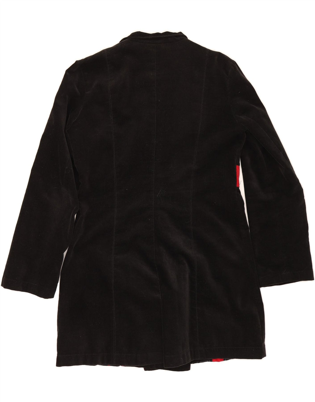 DESIGUAL Womens Overcoat EU 42 Large Black Patchwork Cotton Vintage Desigual and Second-Hand Desigual from Messina Hembry 