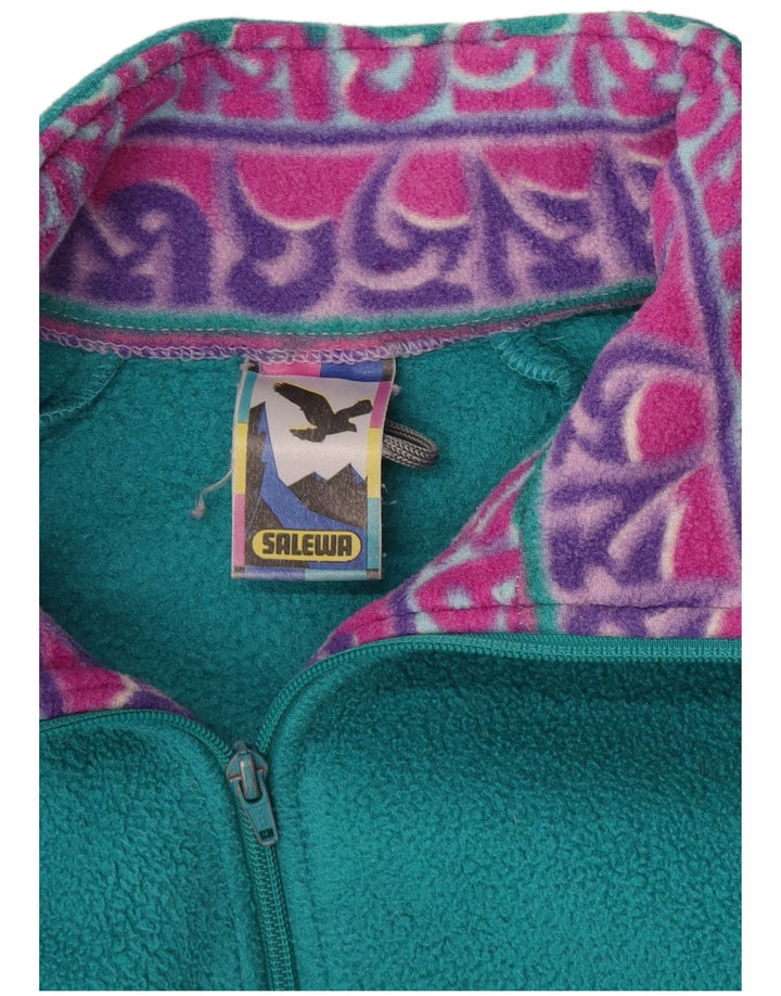 SALEWA Fleecejakke til mænd UK 40 Stor flerfarvet Colourblock Polyester