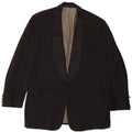 Hugo Boss Herre 1 Knap Blazer Jakke IT 52 XL Sort Uld