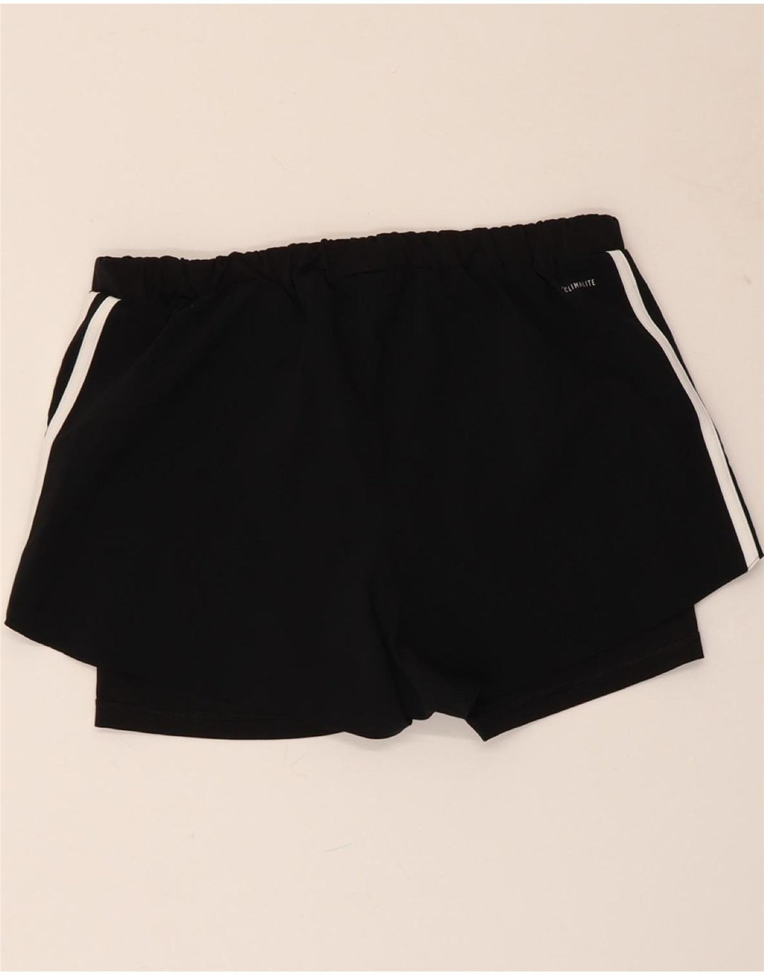 ADIDAS Climalite sportsshorts til kvinder UK 8/10 Small Black Polyester