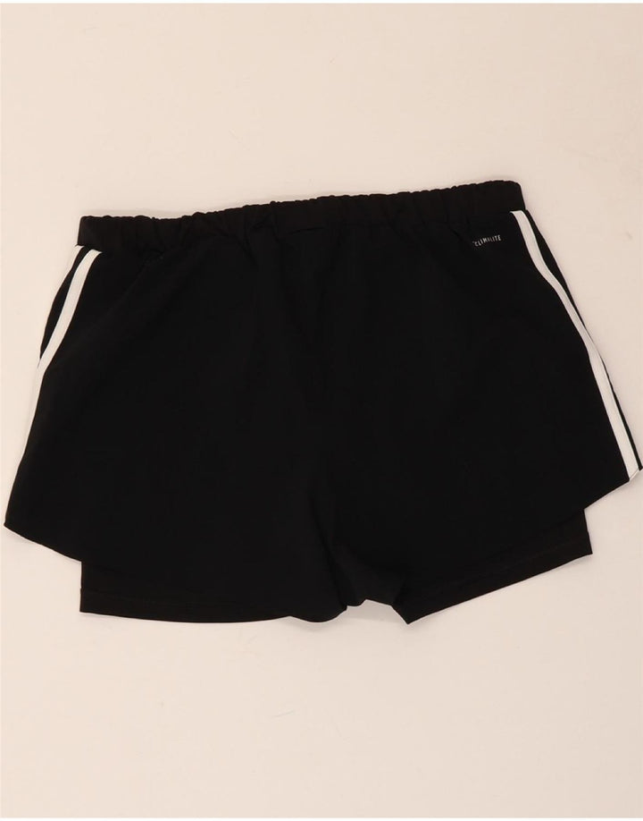 ADIDAS Climalite sportsshorts til kvinder UK 8/10 Small Black Polyester
