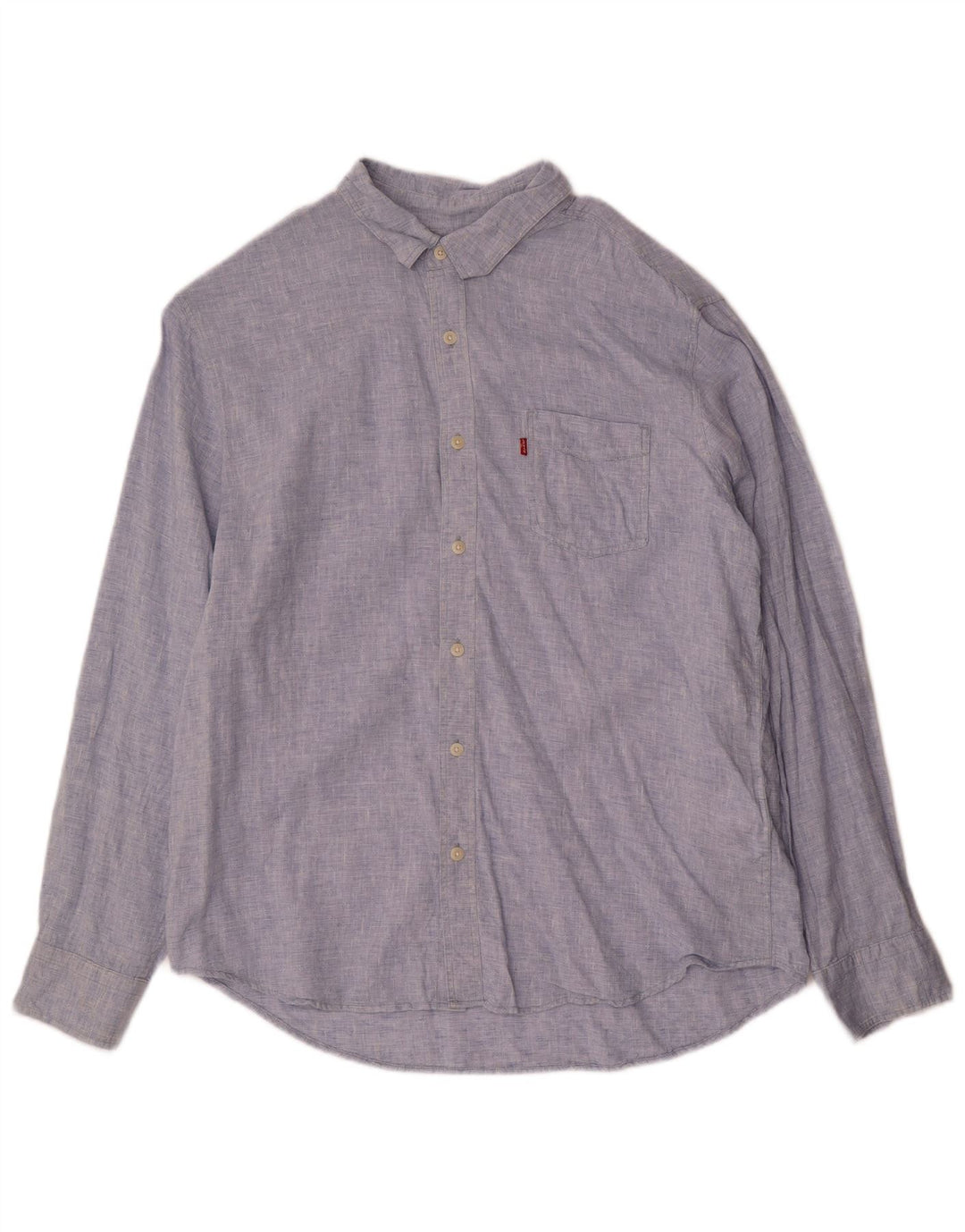 Levi's Standard skjorte til mænd, stor blå linned