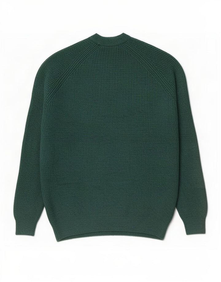 Marks & Spencer Herre sweater med rund hals XL Grøn polyamid