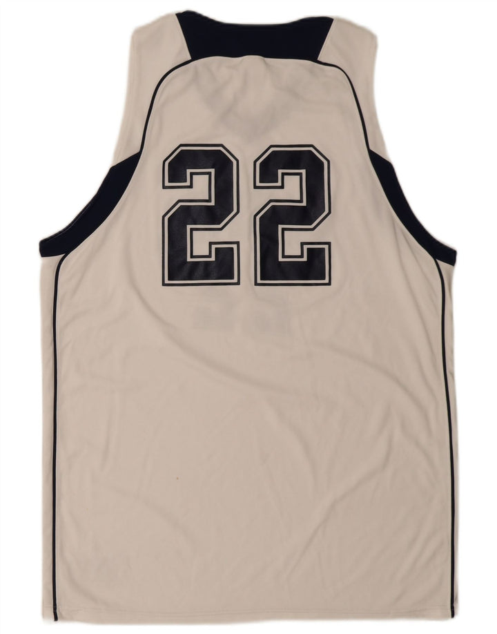 Russell Athletic Herre Grafisk Vest Top Stor Hvid Colourblock Polyester