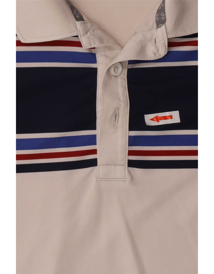 Puma Boys Polo Shirt 11-12 år Hvid Colourblock Polyester