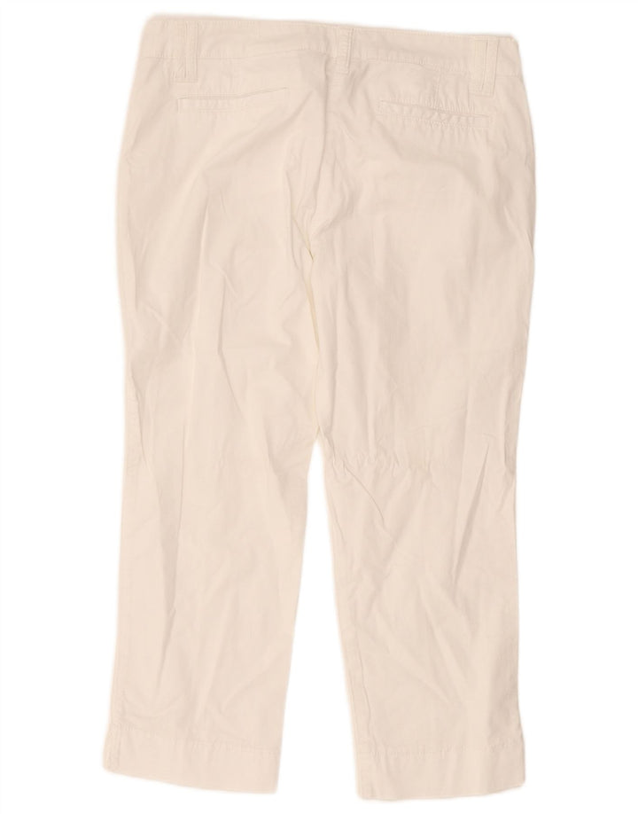 North Sails Dame Cropped Trousers W34 L23 Hvid Bomuld