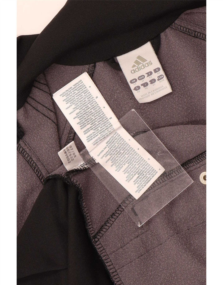 Adidas træningsdragt topjakke til kvinder UK 14 Medium Sort Polyamid