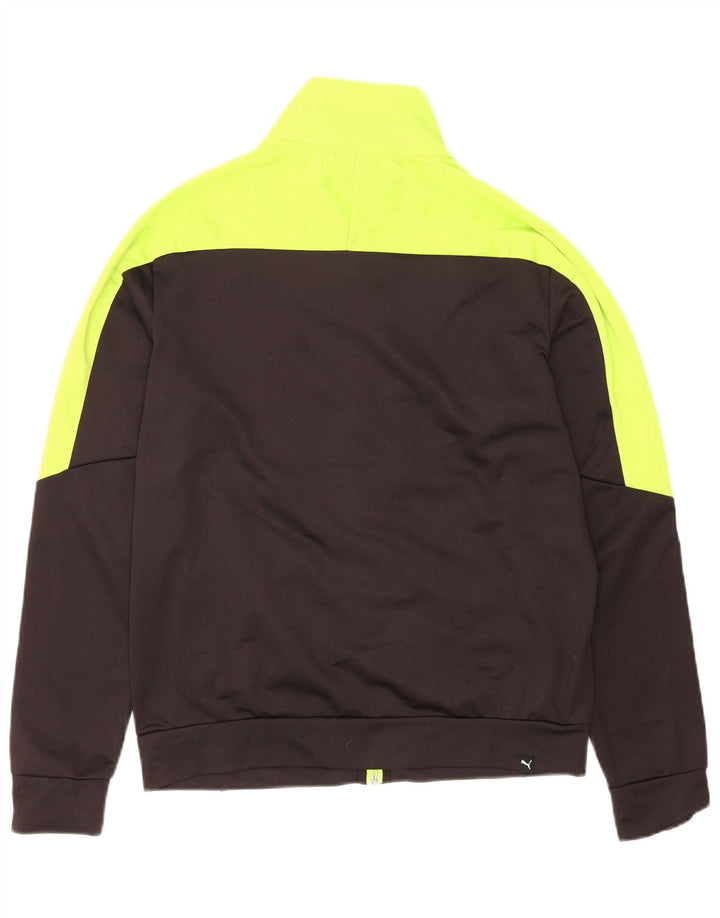 Puma Herre grafisk træningsdragt Topjakke Lille sort Colourblock Polyester