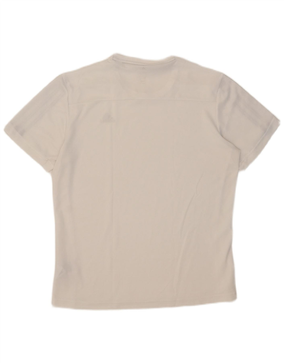 Adidas Herre Climalite T-Shirt Top Medium White Polyester