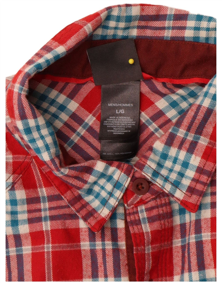 The North Face Herre Flanellskjorte Stor rødternet polyester