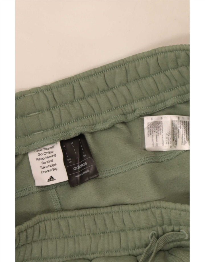 Adidas Sportsshorts til mænd, store grønne bomuld