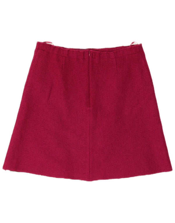 Laura Ashley Dame A-Line nederdel UK 16 Large W34 Pink Viscose