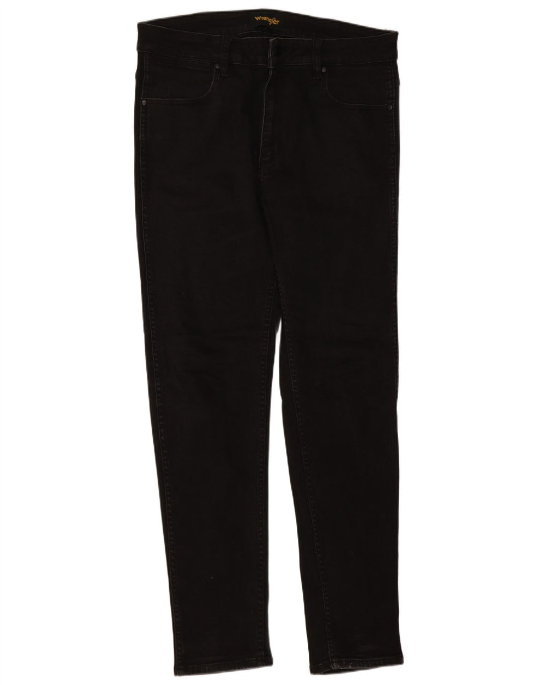 Wrangler Dame Slim Jeans W32 L28 Sort Bomuld