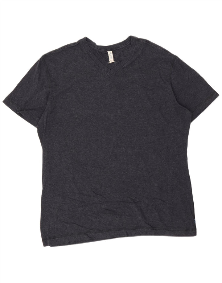 Lululemon herre T-shirt top 2XL marineblå bomuld