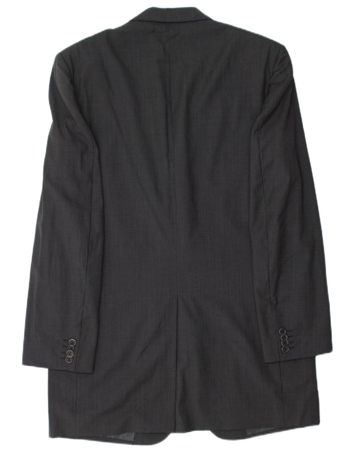 Carlo Pignatelli Herre 3-knaps blazerjakke IT 50 Stor Grå Virgin Wool