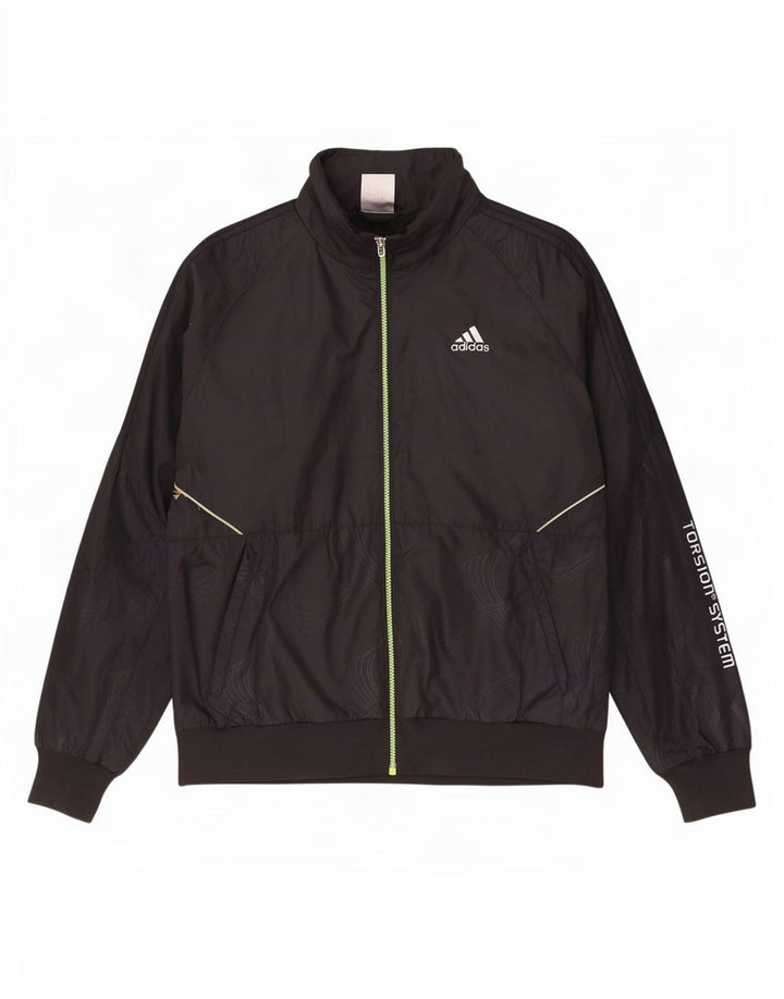 Adidas Herre grafisk træningsdragt Topjakke Medium Sort Polyester
