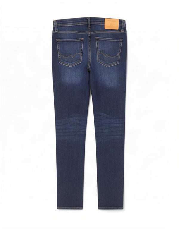 Jack & Jones Herre Liam Skinny Jeans W32 L32 Blå Bomuld