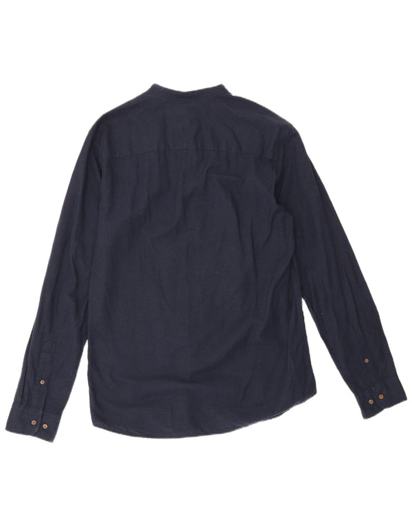 Jack & Jones Herre Slim Fit Pullover Shirt Medium Navyblå Bomuld