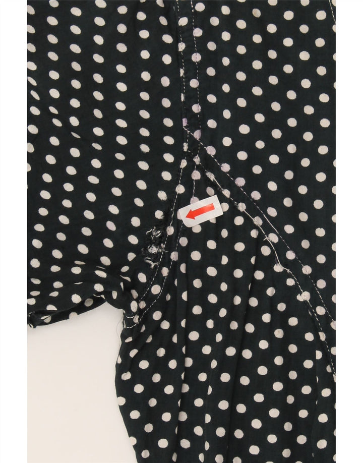 EXPRESS Womens Bodycon Dress UK 12 Medium Black Polka Dot Vintage Express and Second-Hand Express from Messina Hembry 