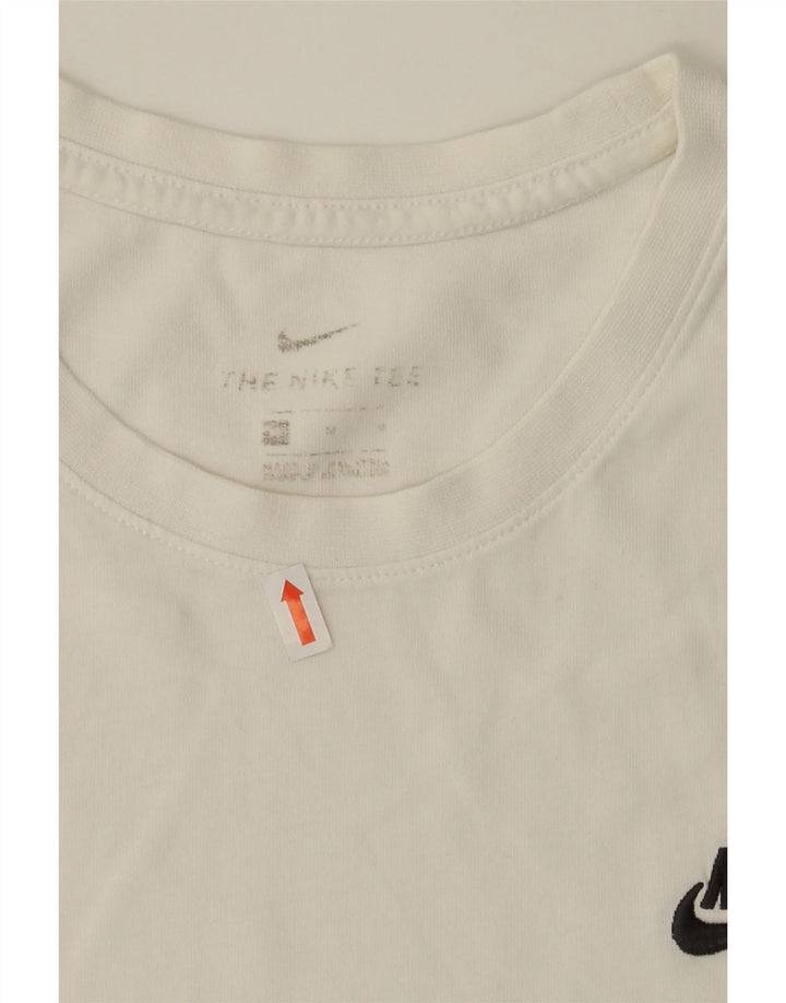 NIKE Mens T-Shirt Top Medium White Vintage Nike and Second-Hand Nike from Messina Hembry 