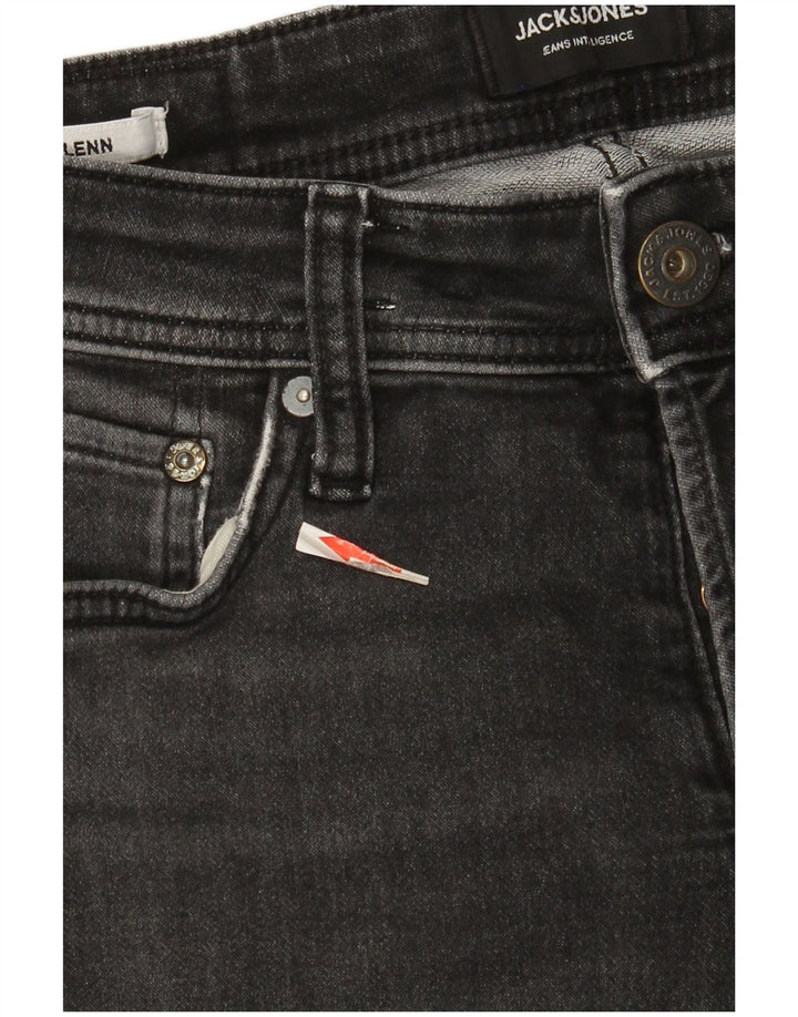 Jack & Jones Herre GLENN Slim Jeans W29 L32 Grå Bomuld