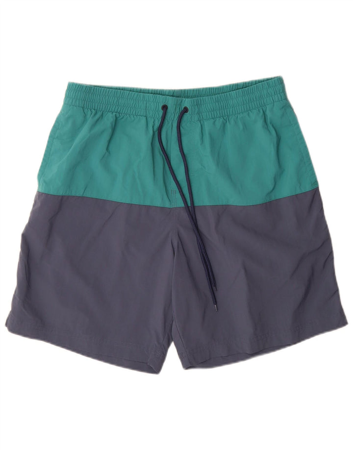 Columbia Herre Omni-Shield svømmeshorts Medium Navy Blue Colourblock