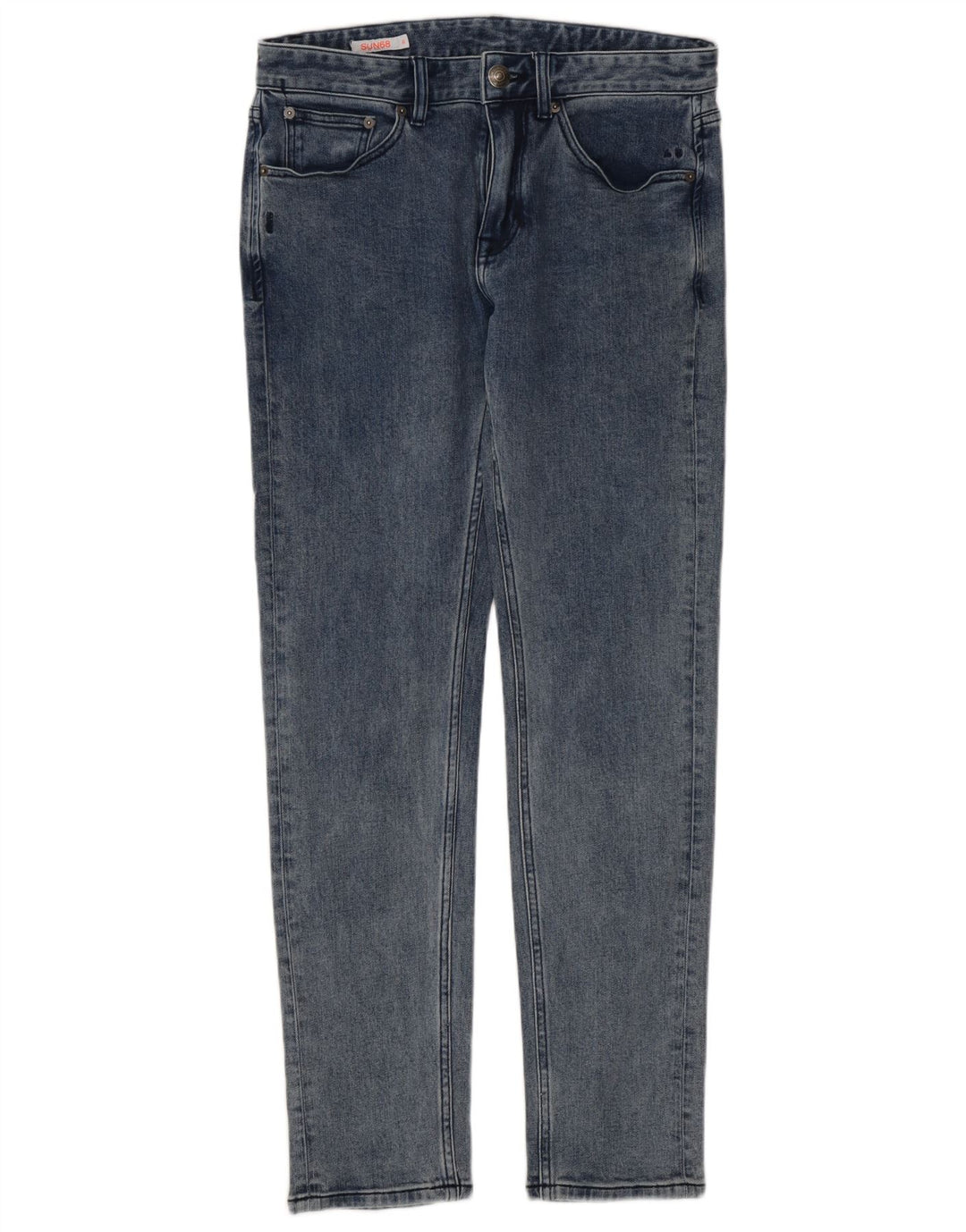 Sun68 Herre Slim Jeans W31 L30 Blå Bomuld