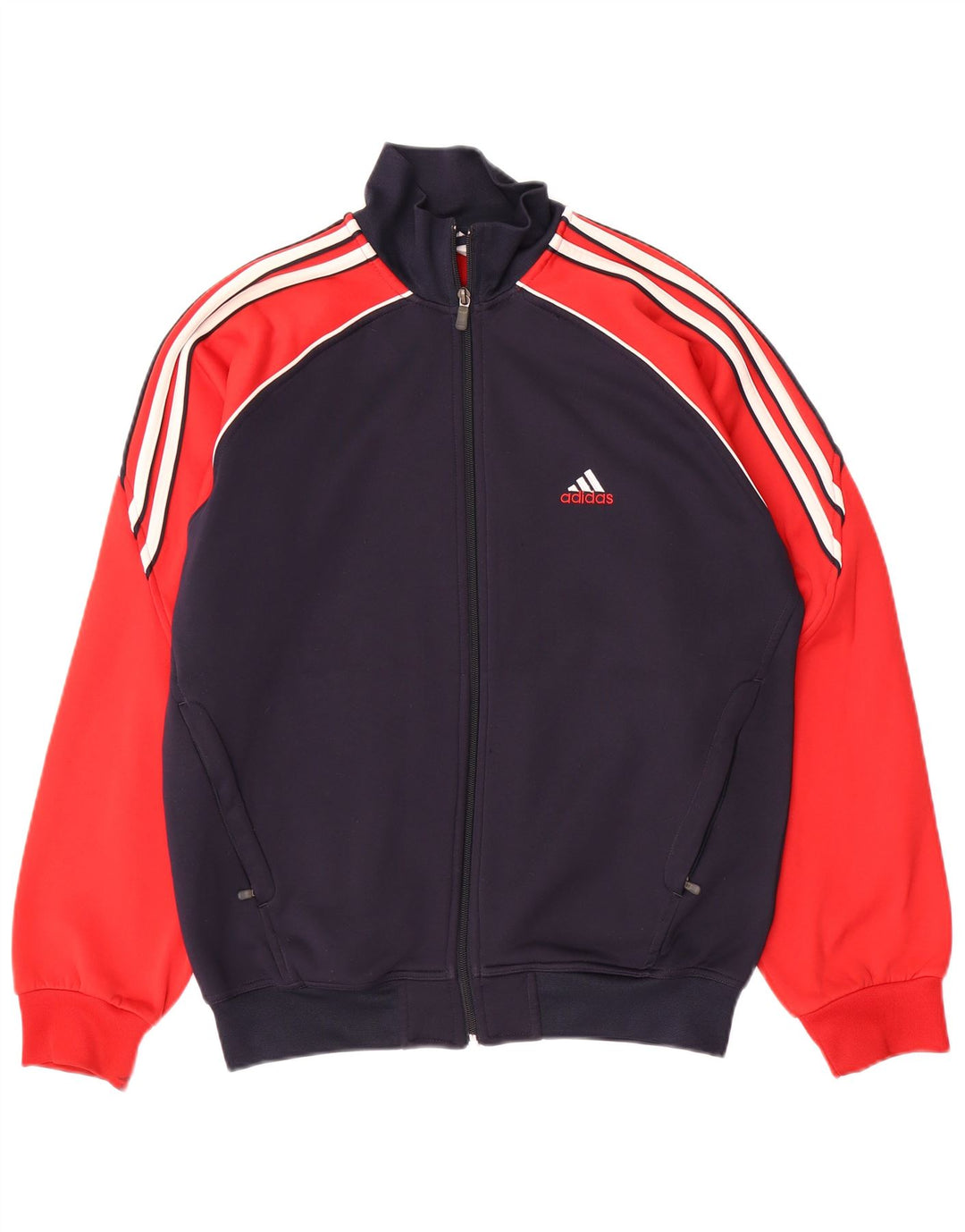 Adidas Herre Climawarm Træningsdragt Top jakke Small Navy Blue Colourblock