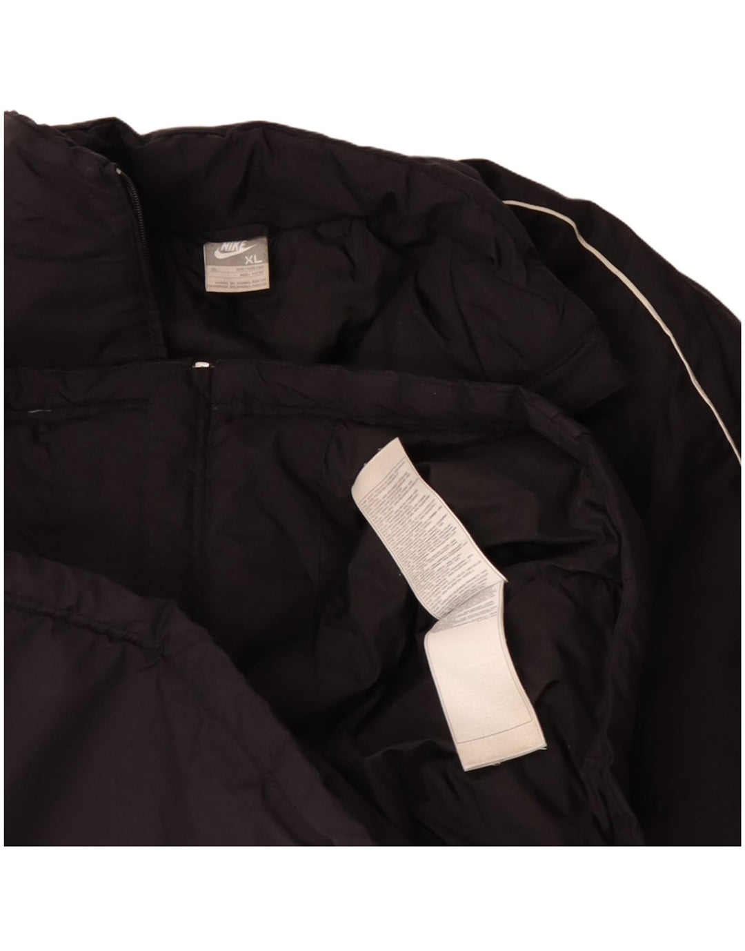 Nike drenge grafisk polstret jakke 13-14 år XL sort polyester