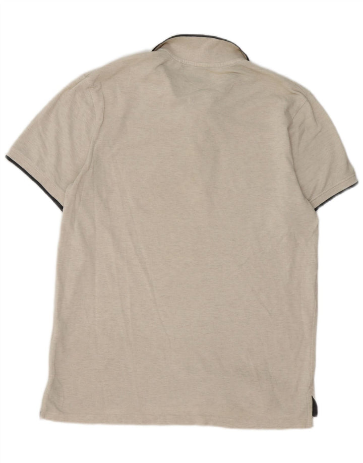 Mountain Warehouse Herre Polo Shirt Stor Beige Bomuld