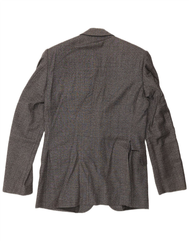 Reiss Herre 2-knaps blazerjakke UK 38 Medium Grey Flecked Wool