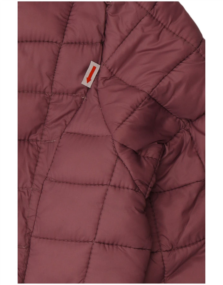 Reebok Polstret Damejakke UK 14 Medium Maroon Polyester