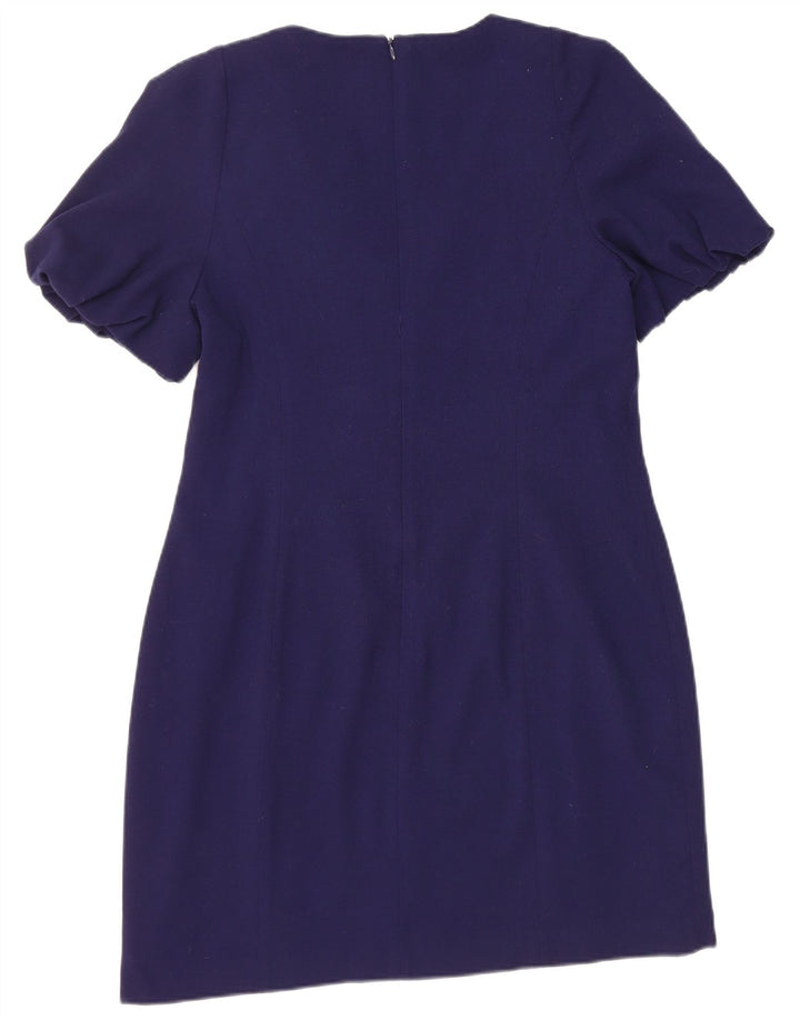 French Connection Womens Sheath Dress UK 16 Large Navy Blue
