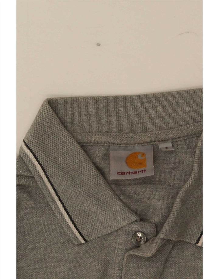 Carhartt herre polo shirt lille grå stribet