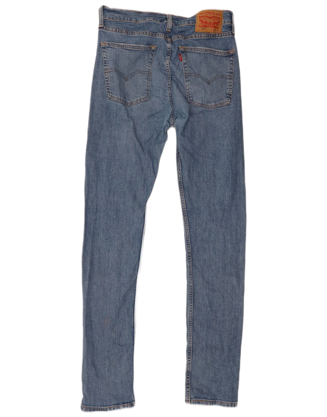 LEVI'S Herre 510 Skinny Jeans W31 L34 Blå Bomuld