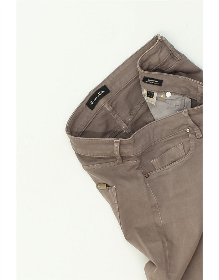 MASSIMO DUTTI Womens Skinny Casual Trousers EU 40 Medium W30 L30 Grey | Vintage Massimo Dutti | Thrift | Second-Hand Massimo Dutti | Used Clothing | Messina Hembry 